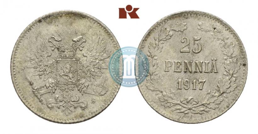 Фото 25 пенни 1917 года S 