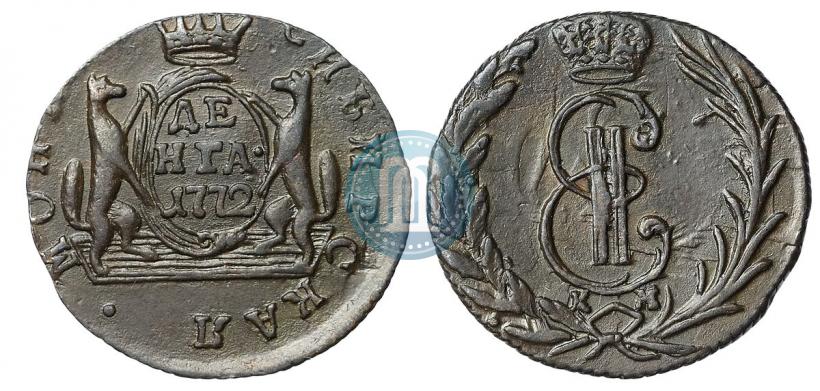 Фото Денга 1772 года КМ 