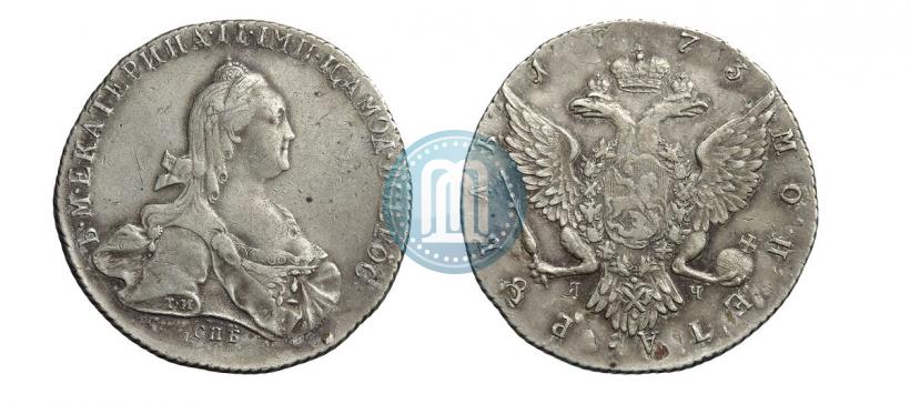 Фото 1 рубль 1773 года СПБ-ЯЧ-Т.И. 