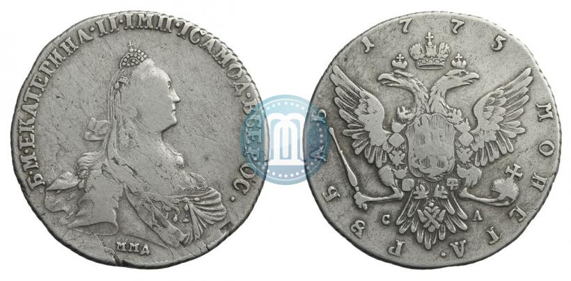 Picture 1 rouble 1775 year ММД-СА 