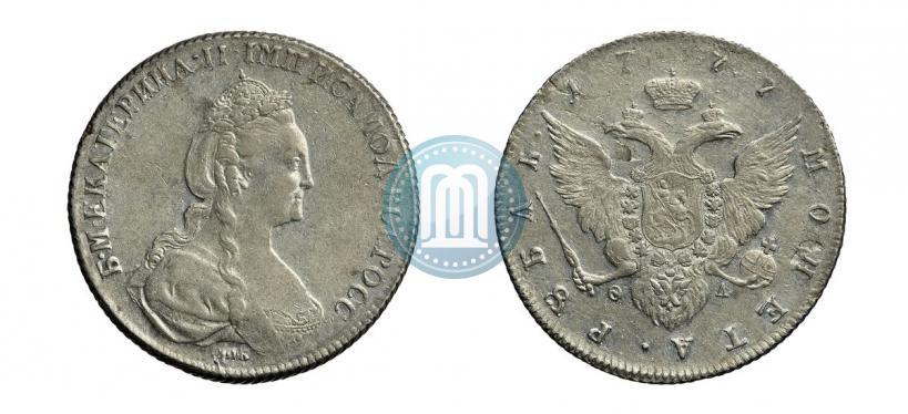 Picture 1 rouble 1777 year СПБ-ФЛ 