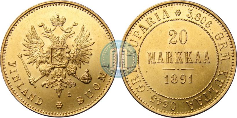 Фото 20 марок 1891 года L 