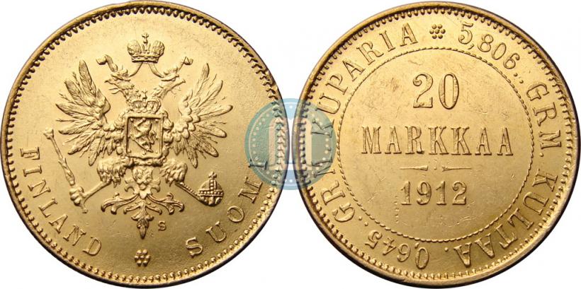 Picture 20 markkaa 1912 year S 