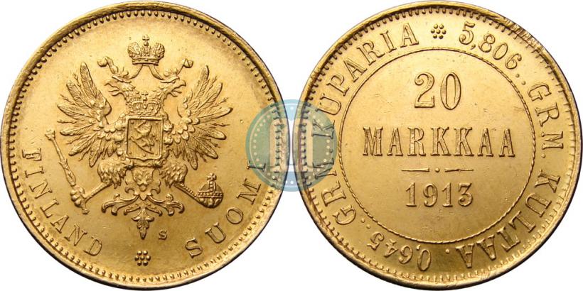 Picture 20 markkaa 1913 year S 