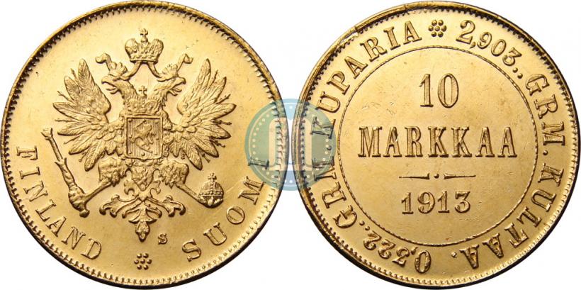 Picture 10 markkaa 1913 year S 
