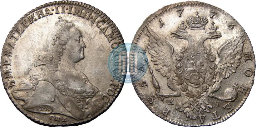 Picture 1 rouble 1776 year СПБ-ЯЧ 