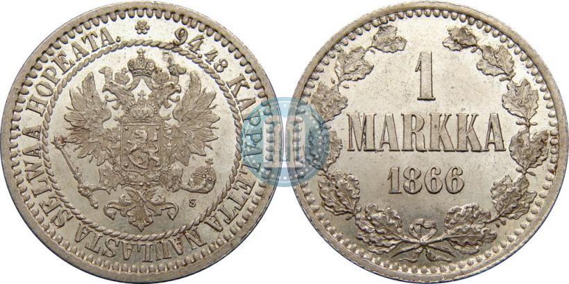 Фото 1 марка 1866 года S 