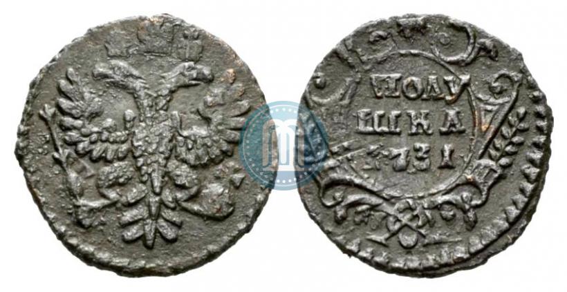 Фото Полушка 1731 года  