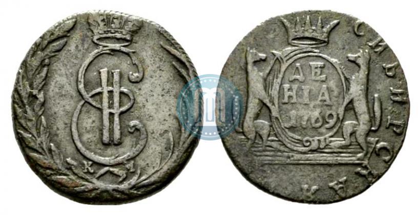 Фото Денга 1769 года КМ 