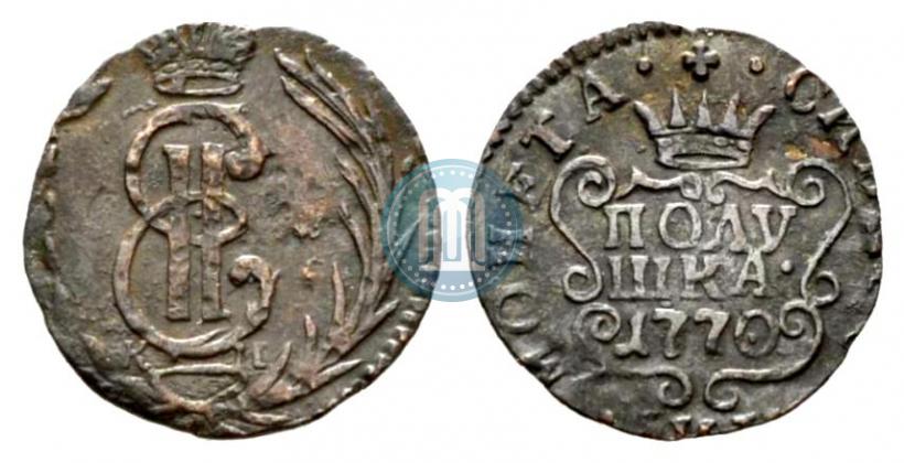 Фото Полушка 1770 года КМ 