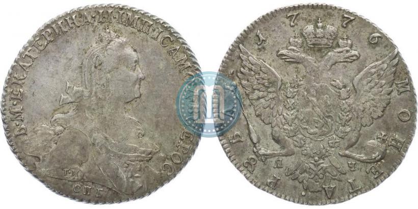 Picture 1 rouble 1776 year СПБ-ЯЧ 