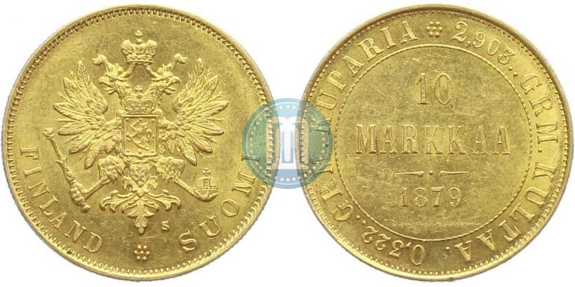 Picture 10 markkaa 1879 year S 