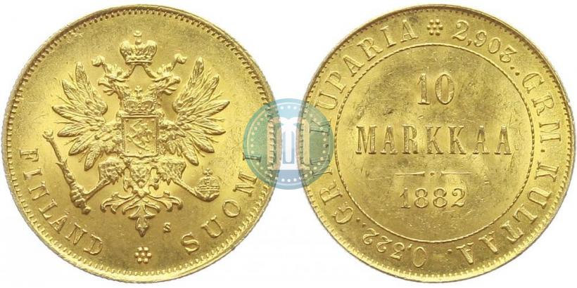 Picture 10 markkaa 1882 year S 