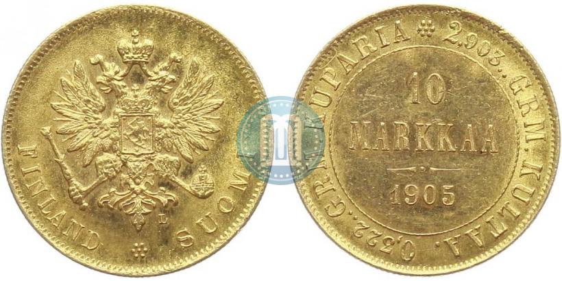 Picture 10 markkaa 1905 year L 