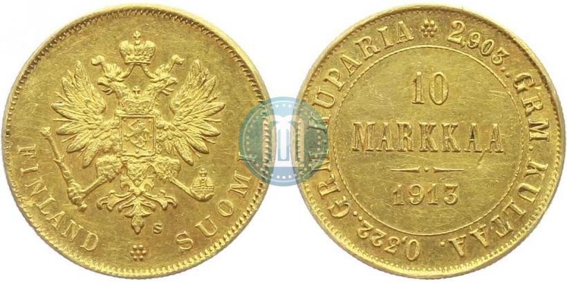 Фото 10 марок 1913 года S 