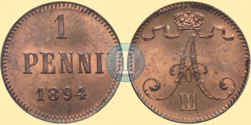 Picture 1 penni 1894 year  