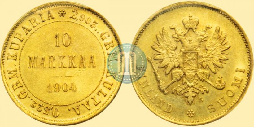 Picture 10 markkaa 1904 year L 