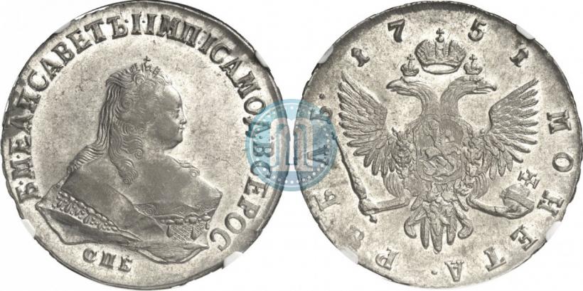 Picture 1 rouble 1751 year СПБ 