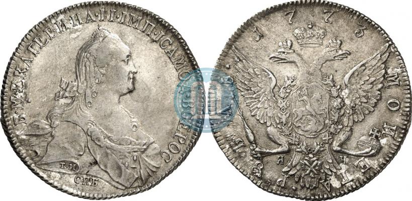 Фото 1 рубль 1773 года СПБ-ЯЧ-Т.И. 
