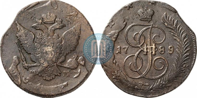 Picture 5 kopecks 1789 year ММ 