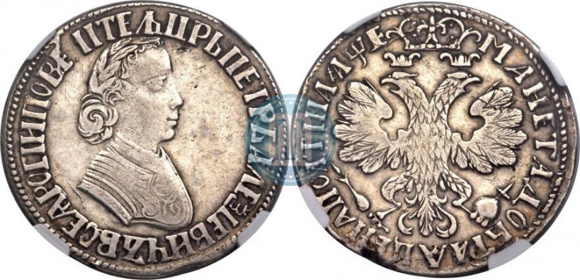 Picture Poltina 1705 year  "Portrait by F. Alekseev"
