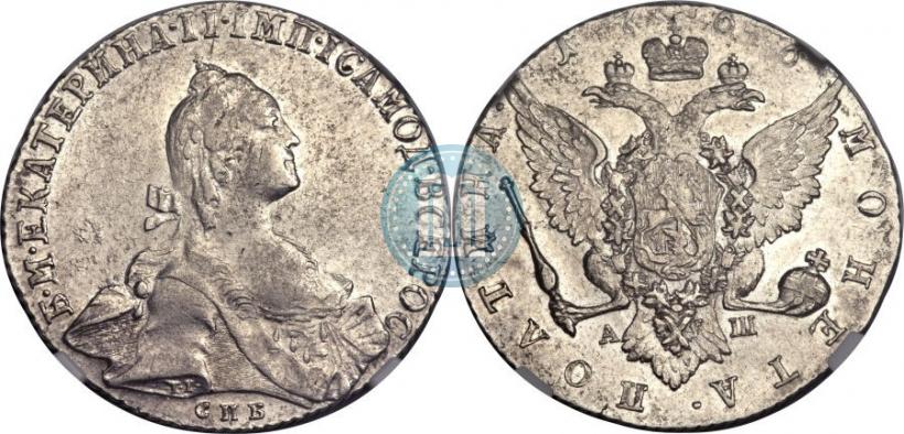 Picture Poltina 1766 year СПБ-АШ 