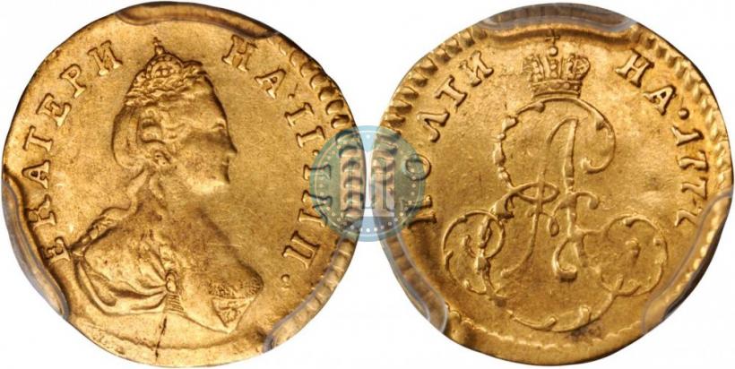Фото Полтина 1777 года  