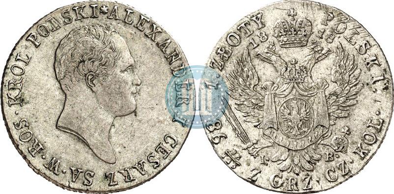 Picture 1 złoty 1818 year IB 