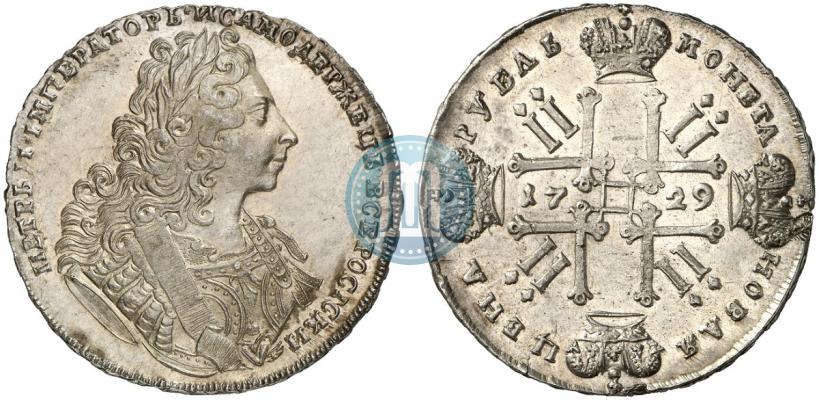 Picture 1 rouble 1729 year  "Type of 1729"