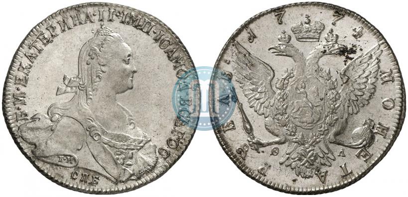 Picture 1 rouble 1774 year СПБ-ФЛ 