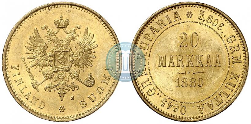 Фото 20 марок 1880 года S 