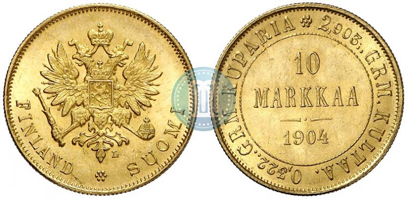 Picture 10 markkaa 1904 year L 
