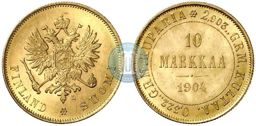 Picture 10 markkaa 1904 year L 