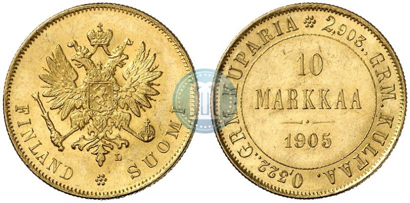 Фото 10 марок 1905 года L 