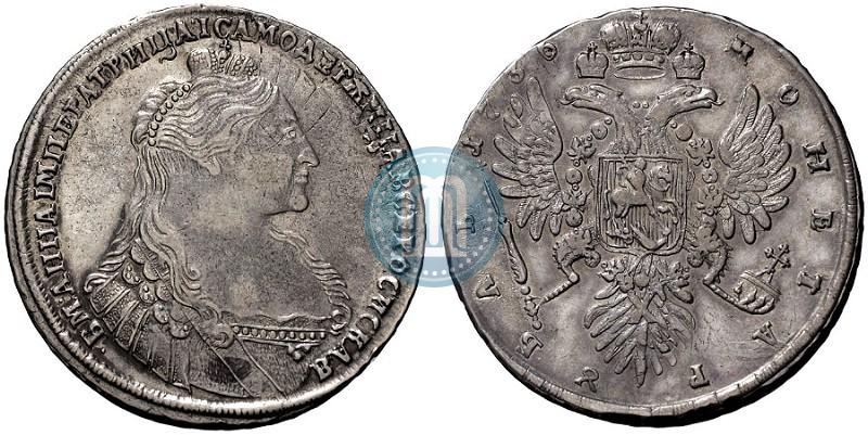 Picture 1 rouble 1736 year  "Type of 1735"