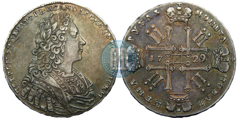 Picture 1 rouble 1729 year  "Type of 1728"