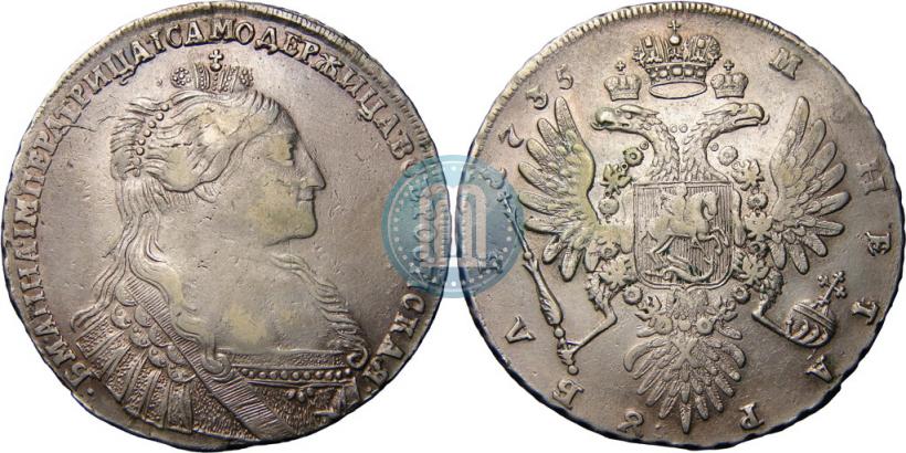 Picture 1 rouble 1735 year  