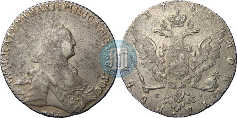 Picture 1 rouble 1768 year ММД-EI 