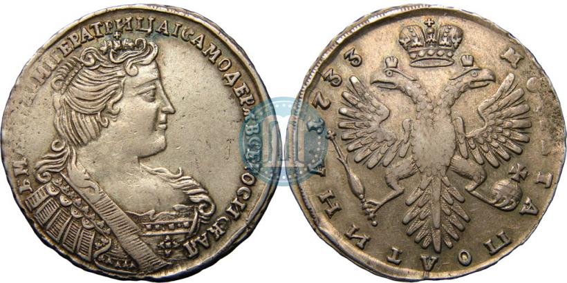 Picture Poltina 1733 year  