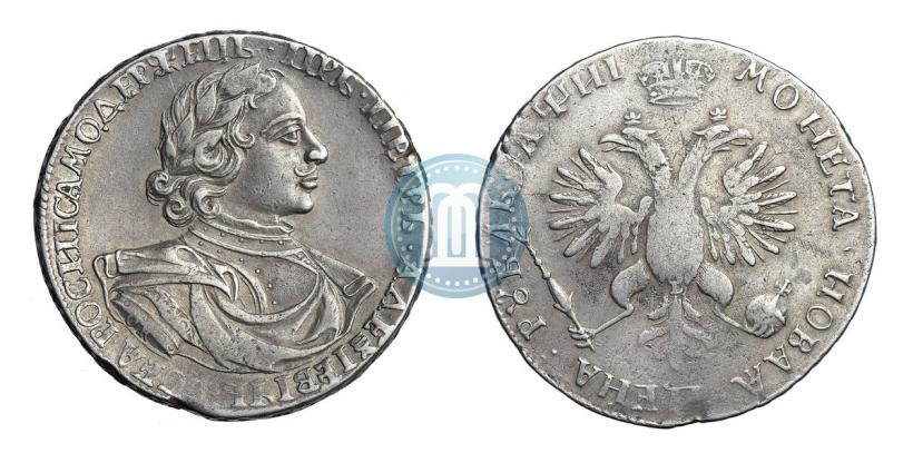 Фото 1 рубль 1718 года OK-L 