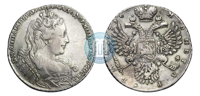 Picture 1 rouble 1730 year  