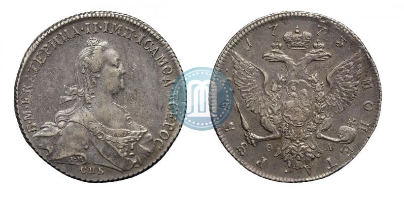 Фото 1 рубль 1773 года СПБ-ФЛ 
