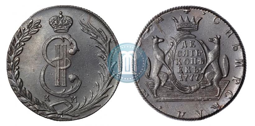 Picture 10 kopecks 1777 year КМ 