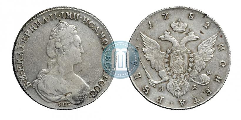 Picture 1 rouble 1782 year СПБ-ИЗ 