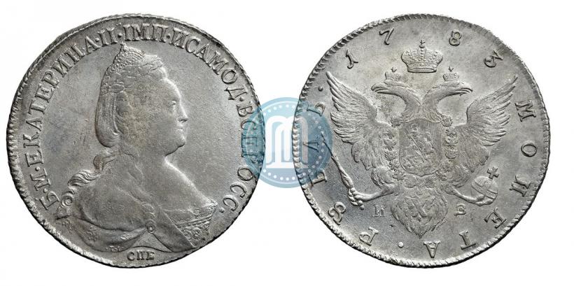 Picture 1 rouble 1783 year СПБ-ИЗ 