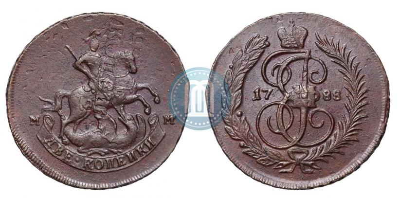 Picture 2 kopecks 1788 year ММ 