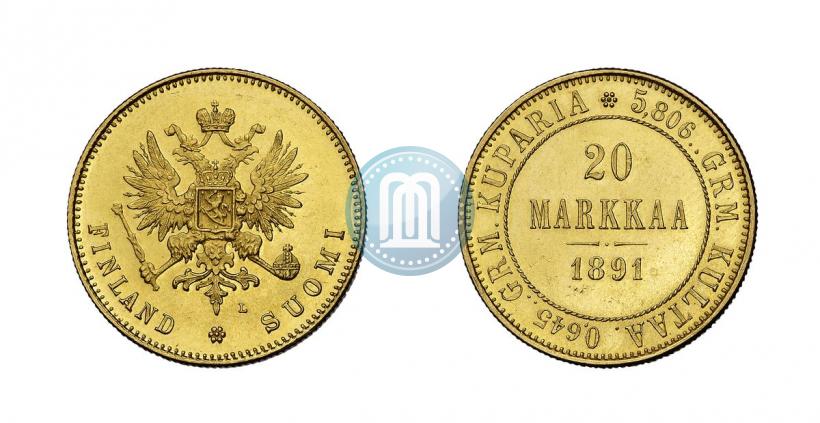 Фото 20 марок 1891 года L 