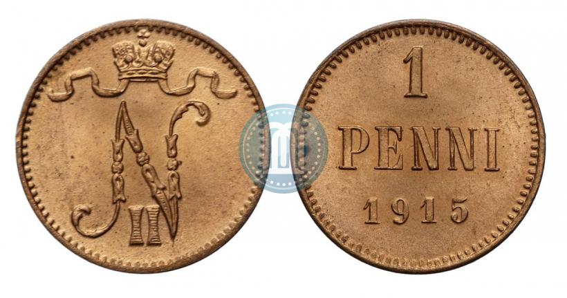 Фото 1 пенни 1915 года  