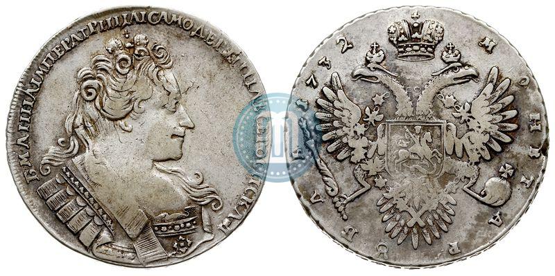 Фото 1 рубль 1732 года  