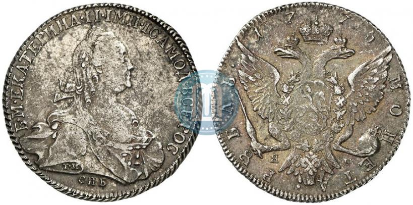 Picture 1 rouble 1776 year СПБ-ЯЧ 
